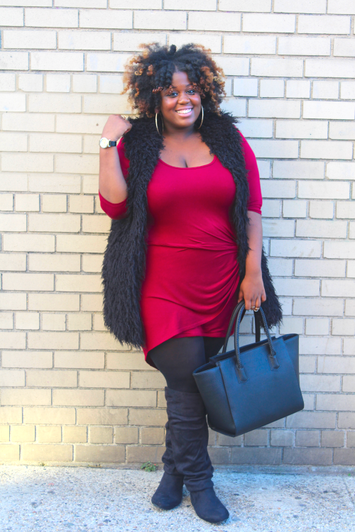 Weekend Style: Fur & The Casual Wrap Dress | Q Train