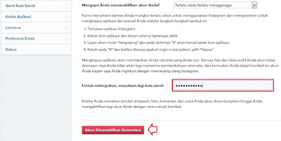 nonaktifkan profil nonaktifkan profil