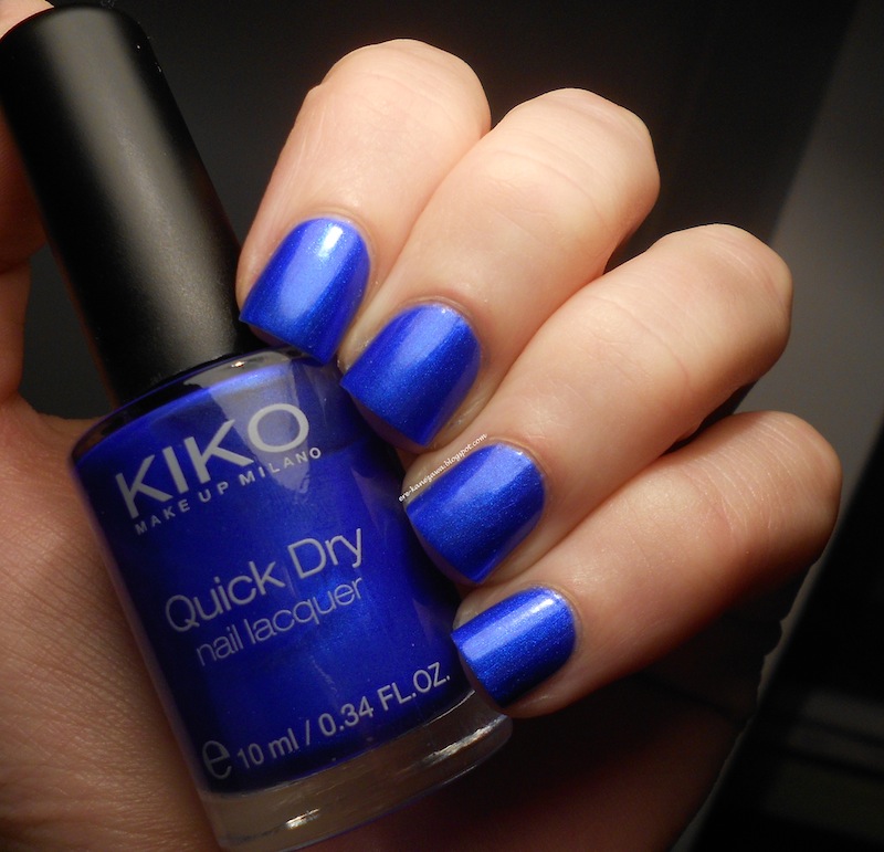 Ere Ks Beauty Shelf Kiko Quick Dry 830 Blu Metallico
