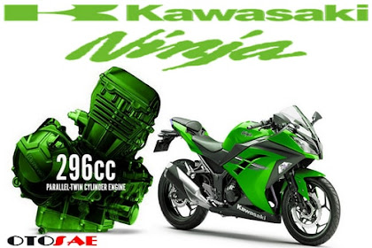 Ini Lho Tongkrongan Terbaru Motor Kawasaki Ninja 300CC