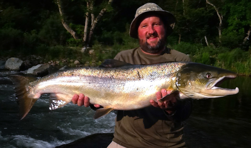 International Fishing News SCOTLAND record atlantic salmon landed