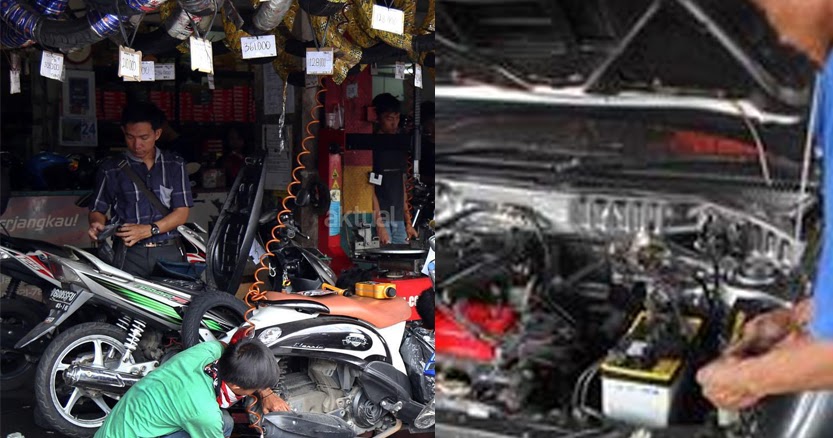 Daftar Bengkel Motor Dan Mobil Di Jalur Mudik Tengah