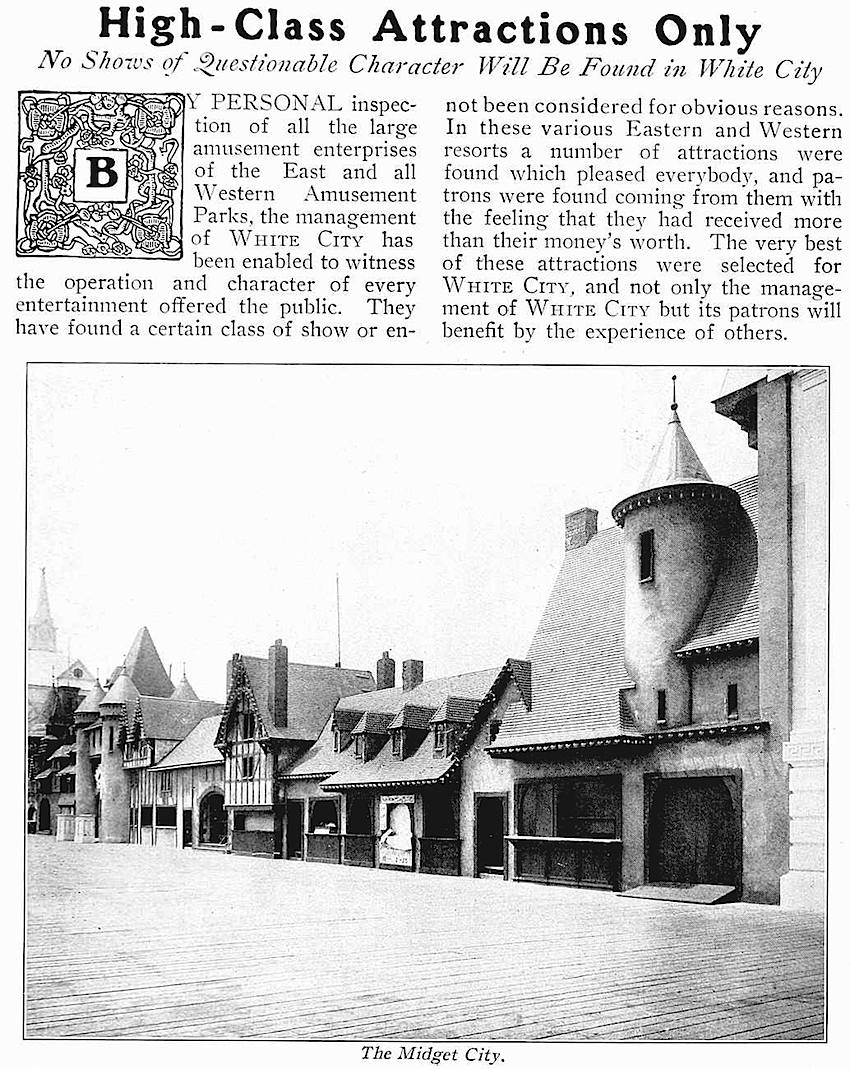 amusement park 1905 White City amusement park 1905