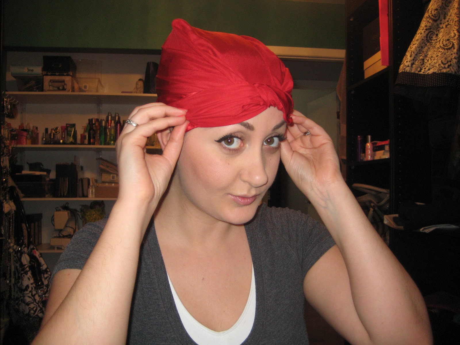 DIY Silk Hair Wrap Tutorial for How to Straighten Your Hair Without Heat! Mariam Monroe