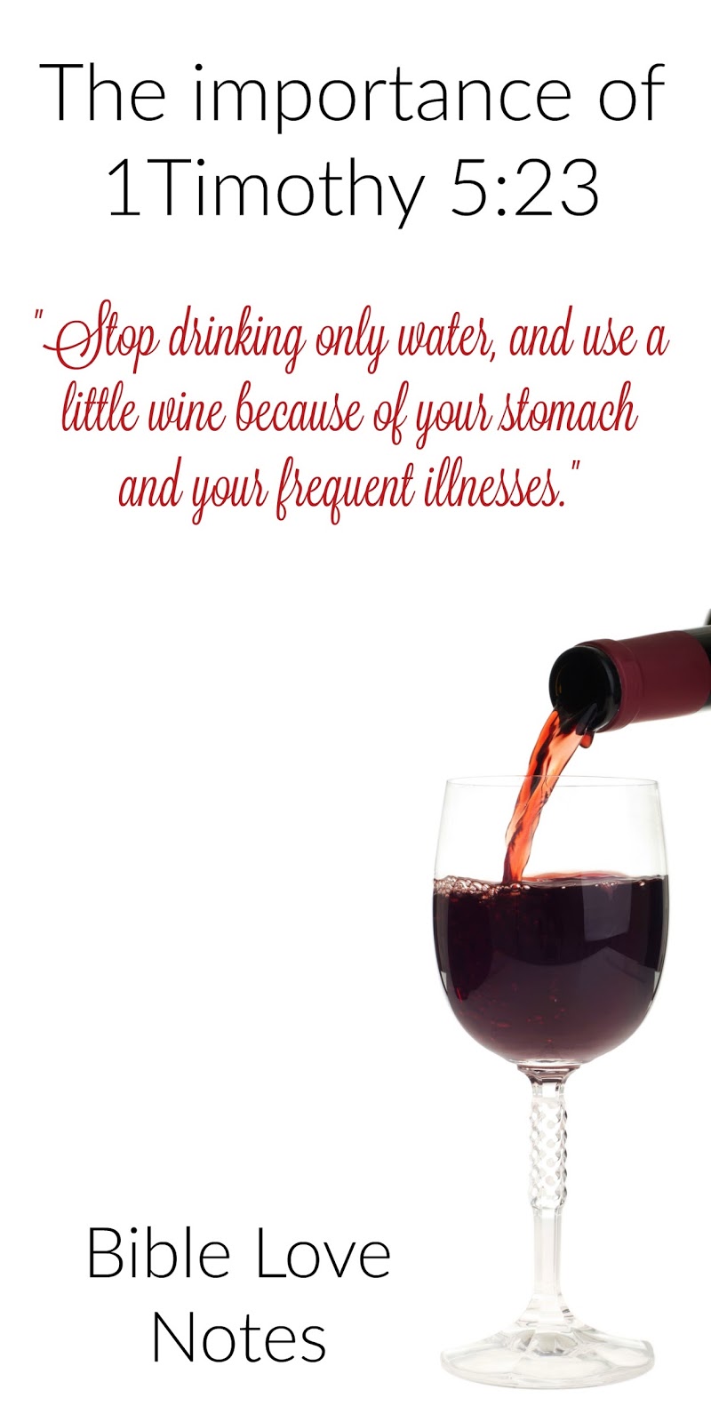 1Minute Bible Love Notes A Message About Healing in 1 Timothy 523