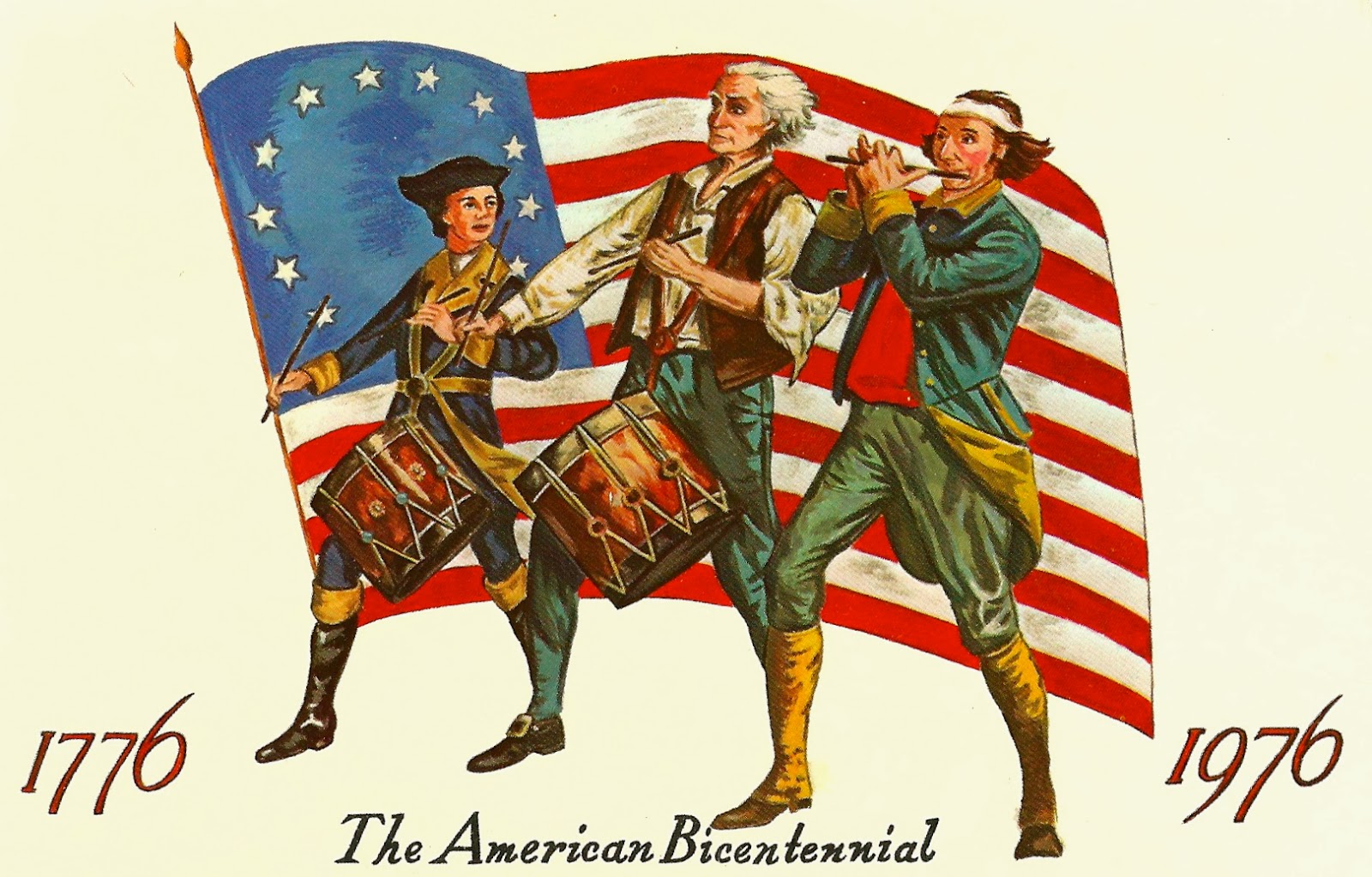 My Favorite Postcards The American Bicentennial 1776 1976