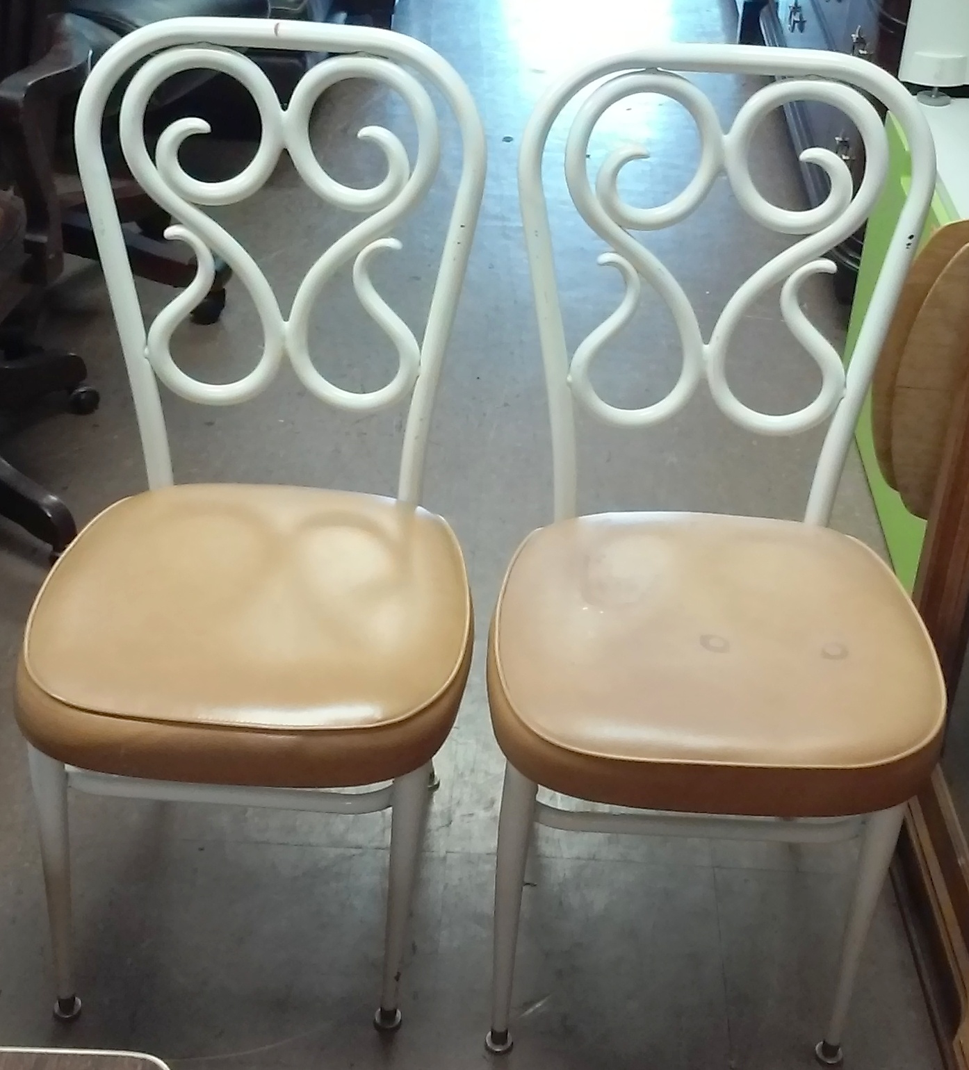 UHURU FURNITURE & COLLECTIBLES SOLD Metal Framed Dining Chairs 20/pair