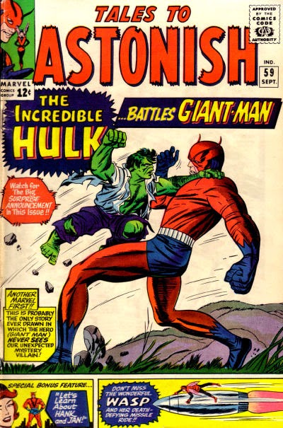 Tales to Astonish #59, the Hulk vs Giant Man