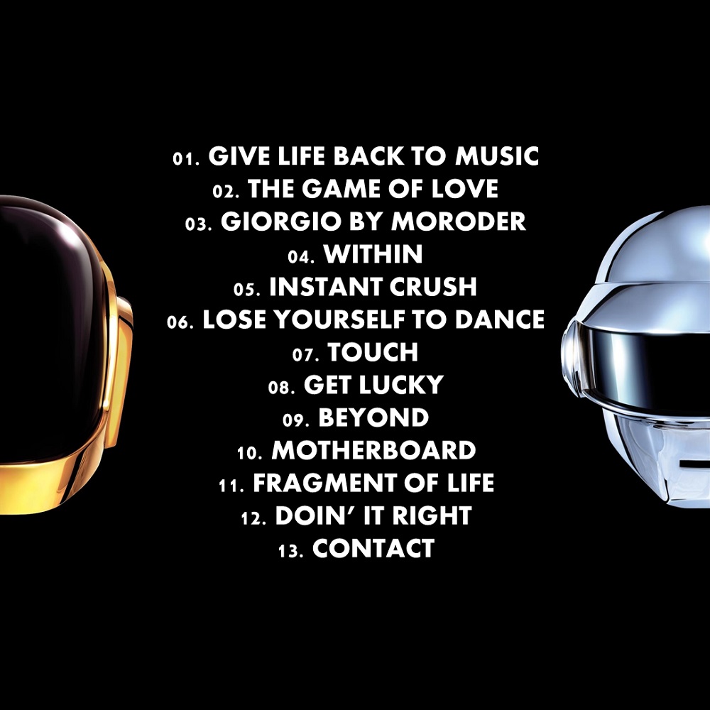 Chansons De Daft Punk Random Access Memories [Recomendación] Daft Punk - Random Access Memories | FanJarre | Files