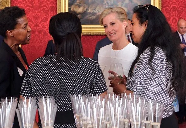 The Countess of Wessex hosted the Vodafone Foundation's DigitisingPurpose forum at St James's Palace