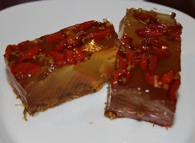 DAYDREAMEL: Osmanthus Flower and Goji Berry Jelly (桂花糕)
