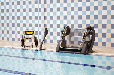 Poolpod with custom designed aqua wheelchair