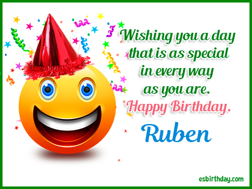 Happy Birthday Ruben