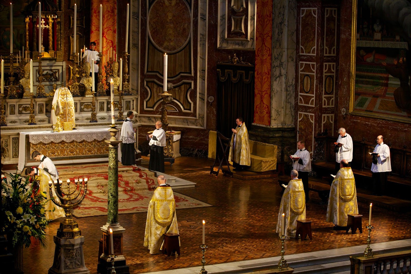 New Liturgical Movement Easter Day Solemn Vespers and Benediction at