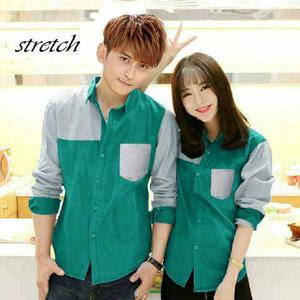Baju Kemeja Pasangan Wanita dan Pria Terbaru Baju Kemeja Pasangan Wanita dan Pria Terbaru