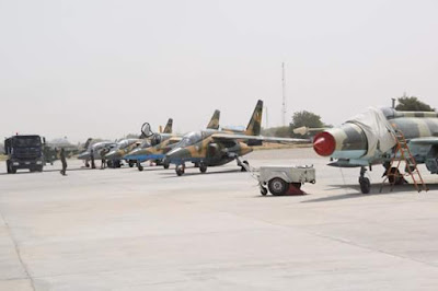 Photos: Nigerian Air Force intensifies efforts to locate missing Dapchi Girls, deploys additional air assets and personnel to the Northeast