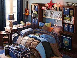 Dormitorio Azul para Jovencito Adolescente | Ideas para decorar