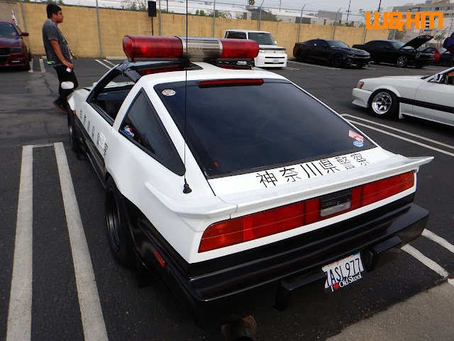 Classic Japanese Police Car at 2019 Hot Wheels Legends Tour, El Segundo by W&HM