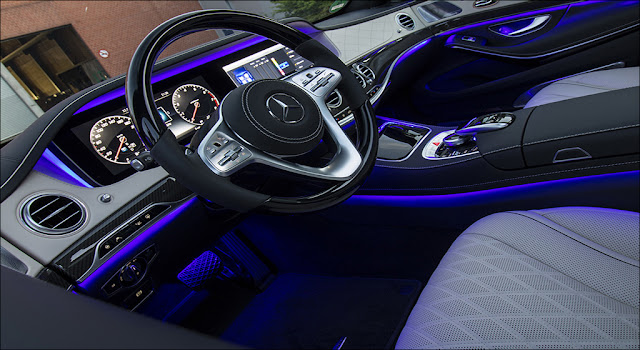 Đèn viền nội thất 64 màu Mercedes S450 L Luxury 2019 Đèn viền nội thất 64 màu Mercedes S450 L Luxury 2019 lôi cuốn và sang trọng