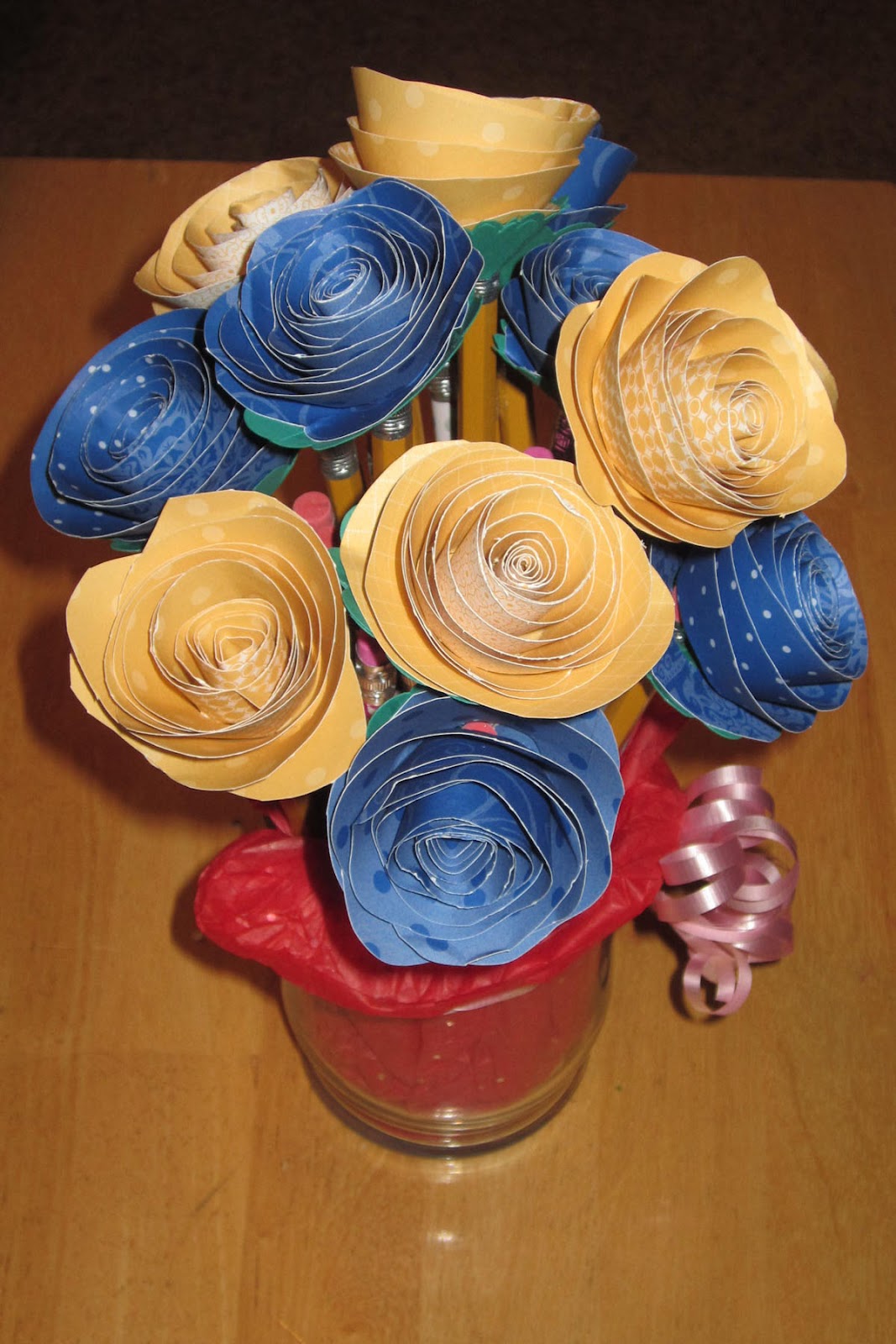 Rolled Roses for the Teacher | Midnight Crafting