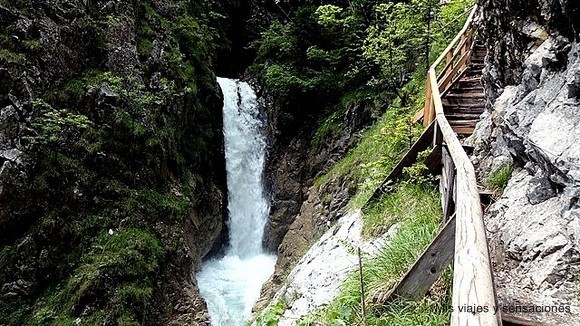 garganta de Wolfsklamm, garganta del lobo, Tirol, Austria