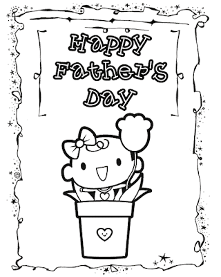 Happy Fathers Day Coloring Pages Printable for father