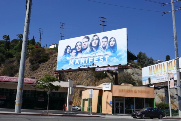 Manifest season 1 billboard Sunset Strip Manifest season 1 billboard