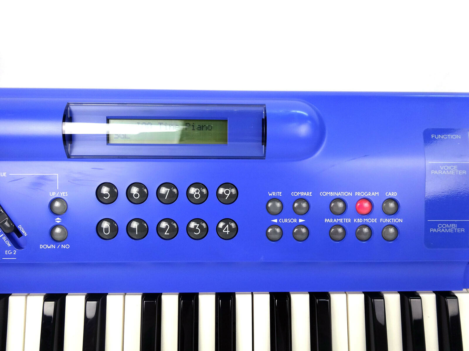 MATRIXSYNTH: Blue KORG 707 Keytar Synthesizer