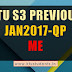 S3 ME Previous Question Papers -Regular Exam January 2017