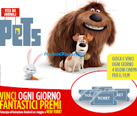 Vinci Peluche e Dvd Pets vita da Animali e buoni cinema con Muller Logo Vinci Peluche e Dvd Pets vita da Animali e buoni cinema con Muller