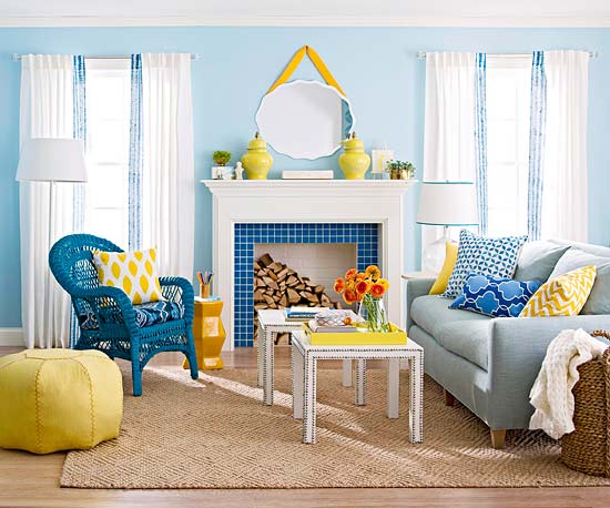 Modern Furniture: Decorating Design Ideas 2012 With Blue Color