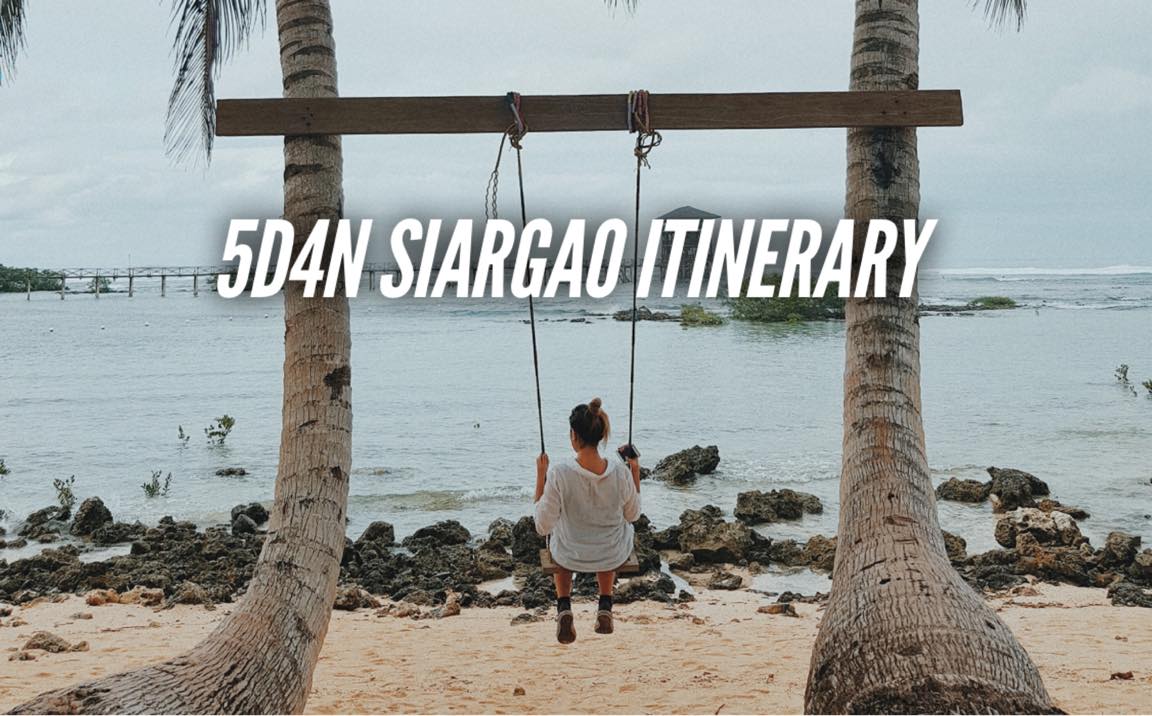 SAMPLE SIARGAO ITINERARIES for 3, 4, 5, 6 Days Tour or More! Blogs