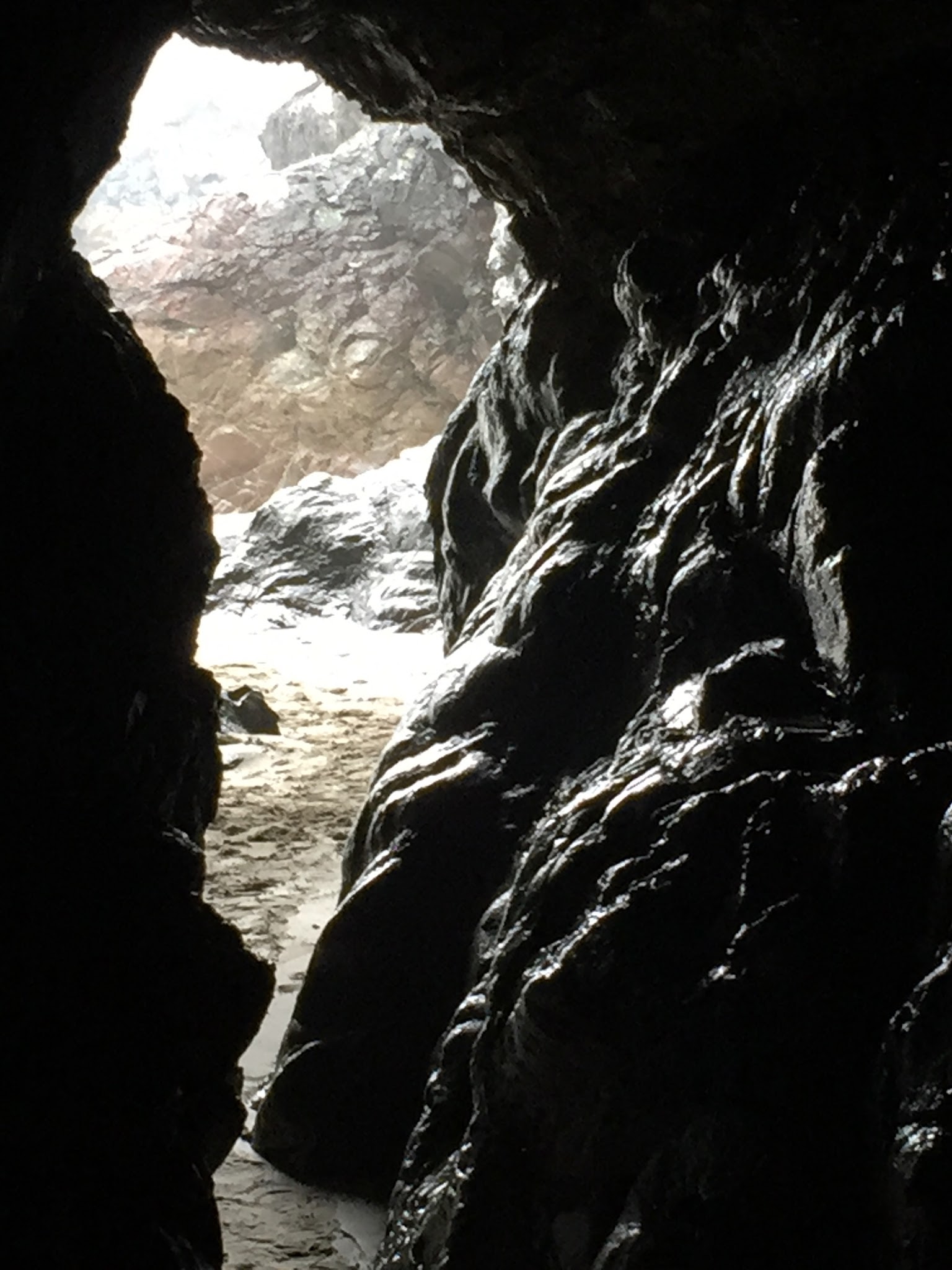 Interior of a cave at the Beautiful Kynance Cove, photos by modern bric a brac