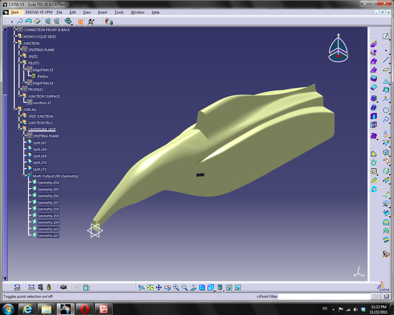 Scratchbuilding a 1/20 scale F1 replica: F1 car design in Catia V5 xxiii