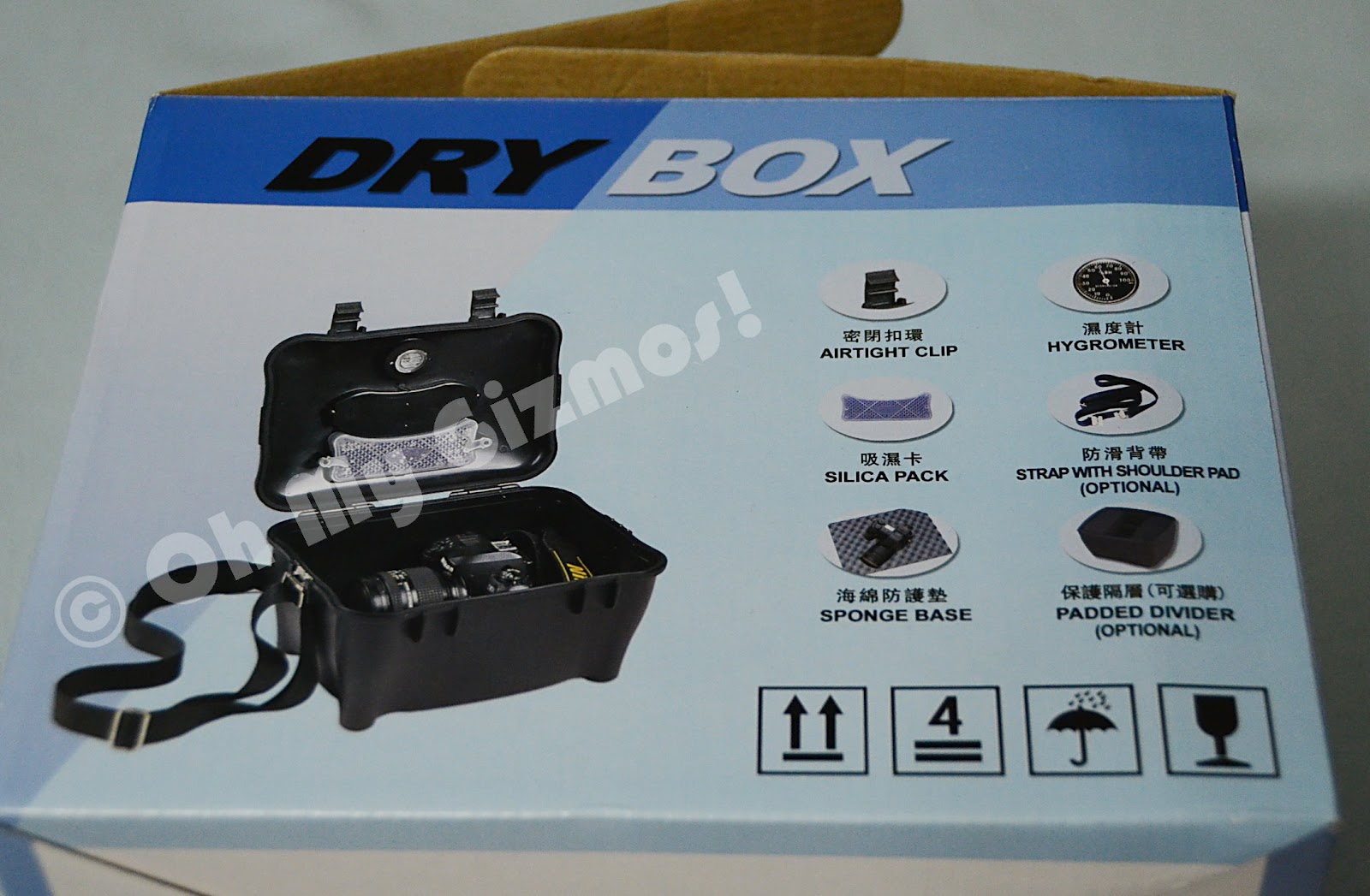 Oh My Gizmos! DSLR Heavyduty Dry Box w/ Hygrometer