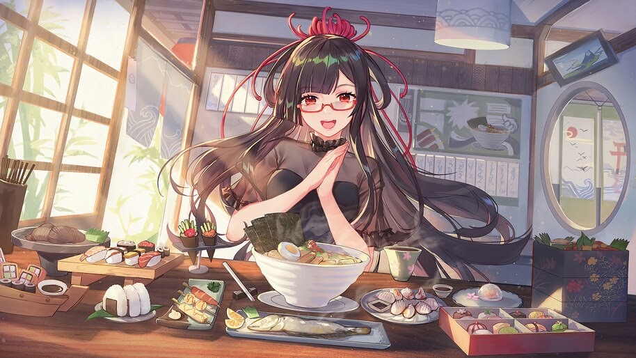 Anime, Girl, Glasses, 4K, #4.2368
