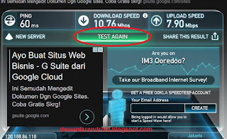 test kecepatan internet 4g