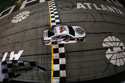 Happy Harvick Sweeps Atlanta - #NASCAR