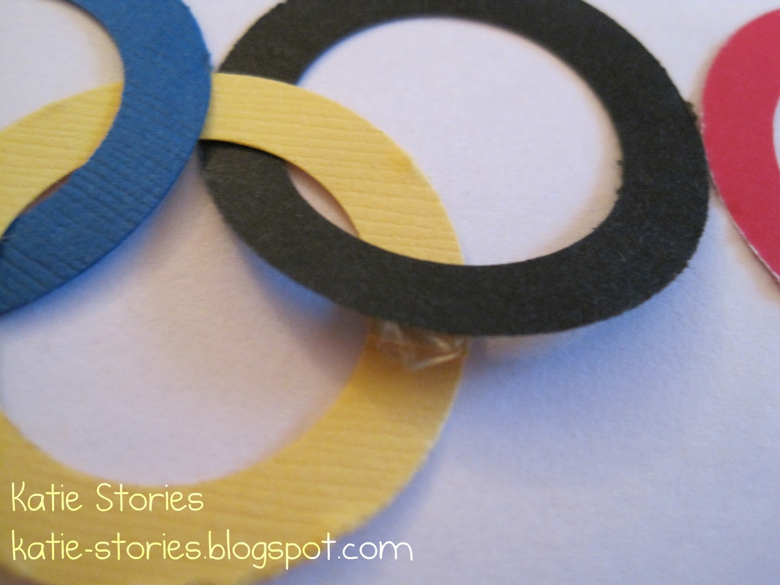 Katie Stories {Scrapbook + Crafting Blog}: Olympic Rings Embellishment ...