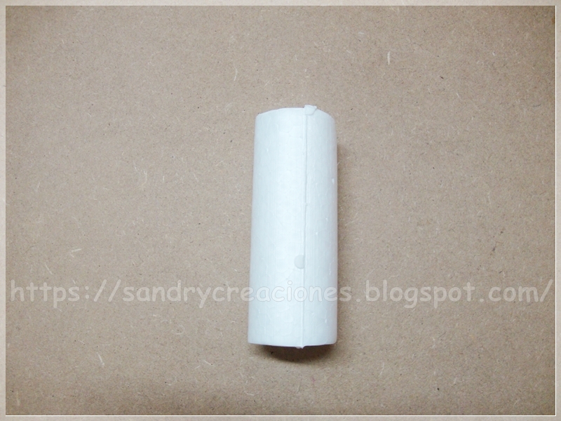 Cilindro de Porexpan