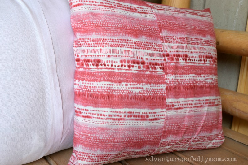 Sew An 18 inch Envelope Pillow Cover Tutorial - Through My Front Porch