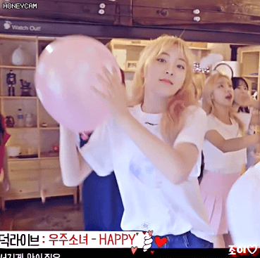 [입덕라이브] 우주소녀 - HAPPY.gif | 인스티즈