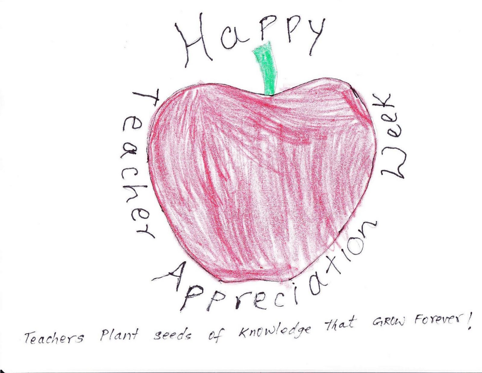 Kavitha's Craft projects Teacher Appreciation Week 2011