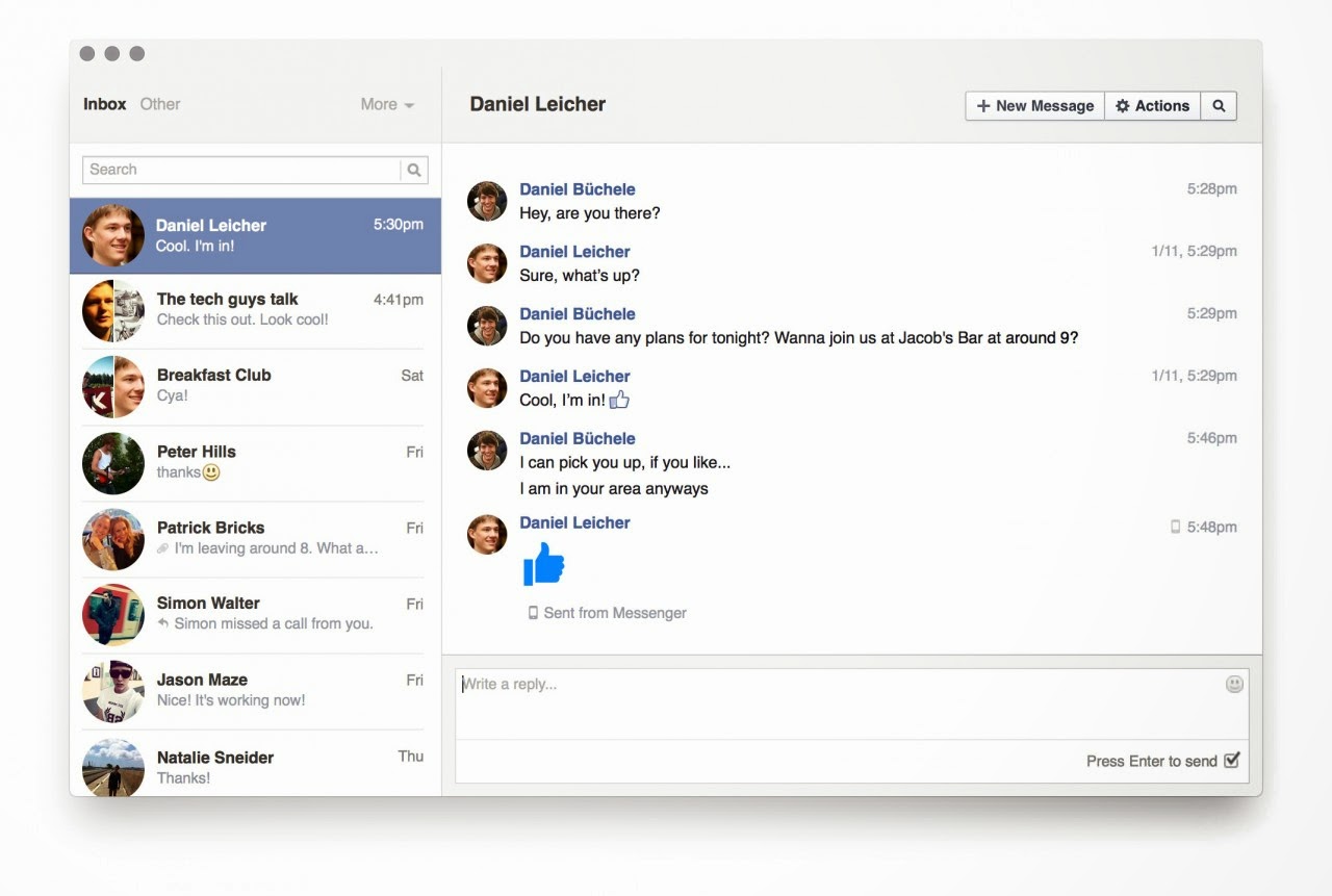 messenger app for mac goofy