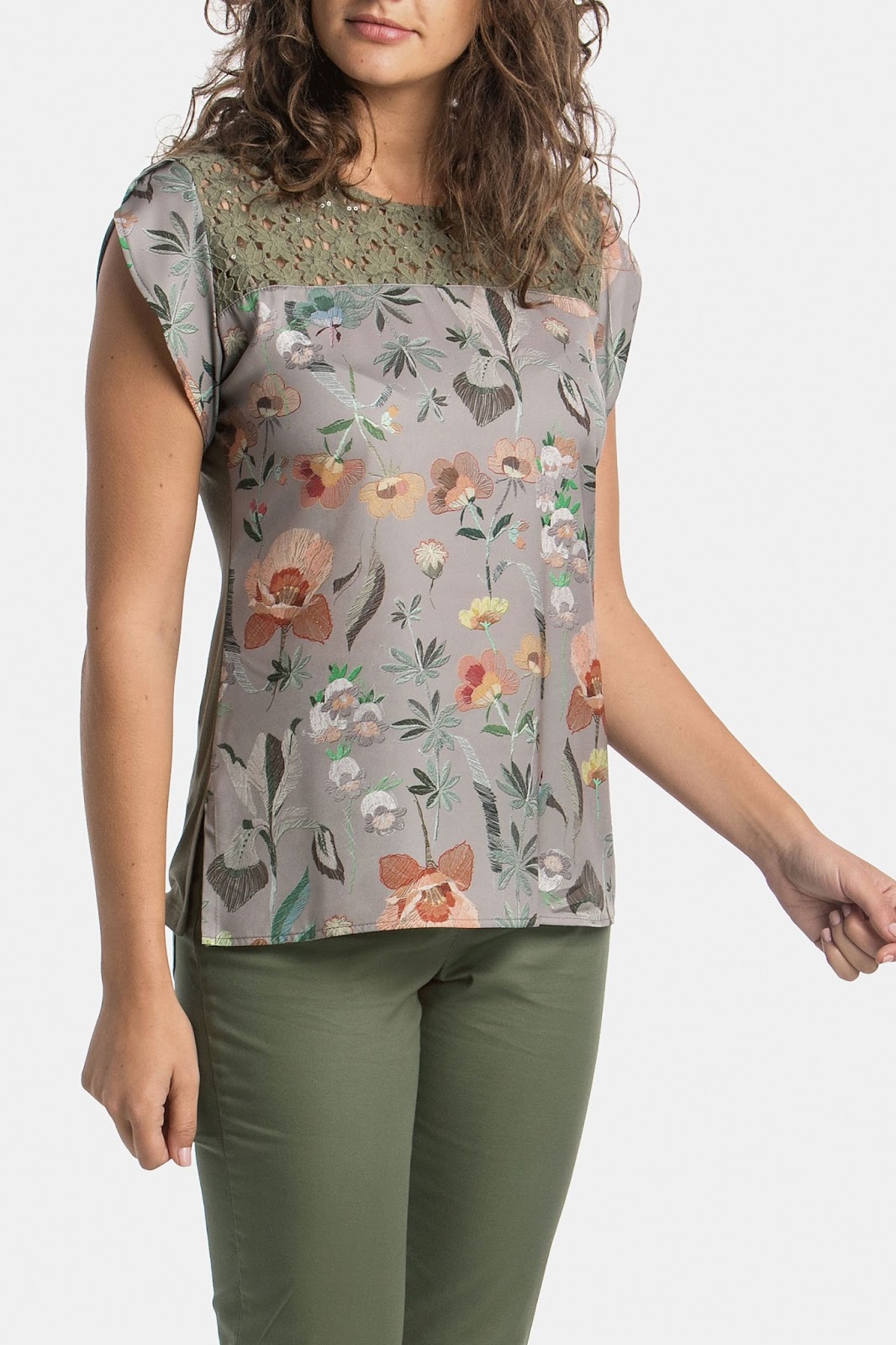 Punt Roma blusas lindas para a