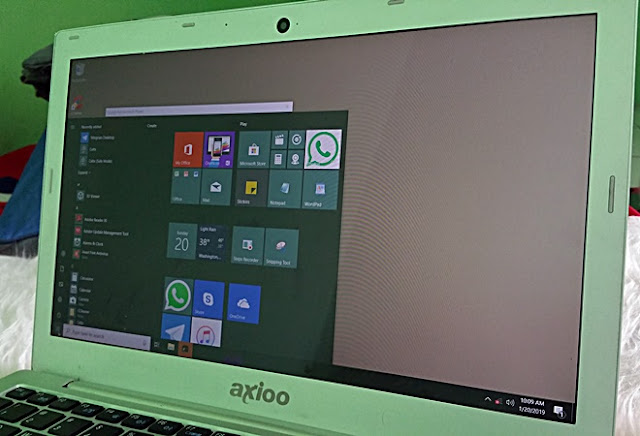 layar axioo aerobook