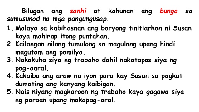 Mga Halimbawa Ng Pangungusap Na May Sanhi At Bunga - Nehru Memorial