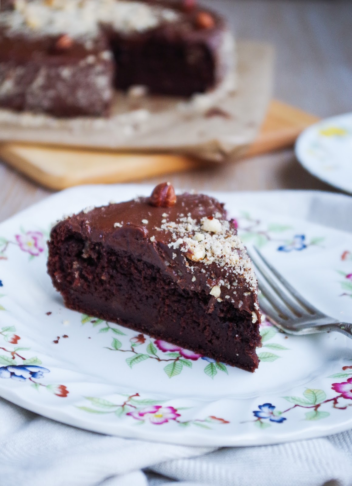 Chocolate Hazelnut Fudge Cake |Euphoric Vegan