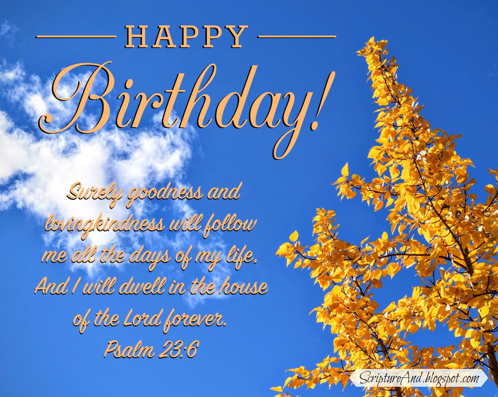 Scripture And Free Birthday Images With Bible Verses