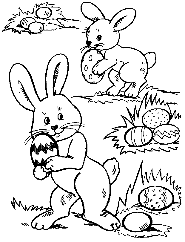 Easter Coloring Pages February 2012